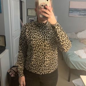 LOFT leopard top